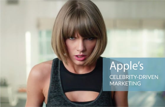 Apple's celebrity-driven marketing