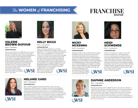 Franchise-Journal-Women-Of-Franchising-WSI-Newsroom