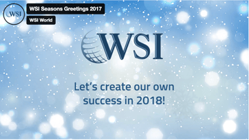 Happy Holidays and a Prosperous New Year from WSI