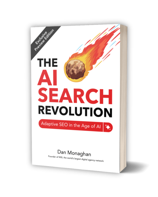 The AI Search Revolution - Exclusive Preview - mock-up - shadow