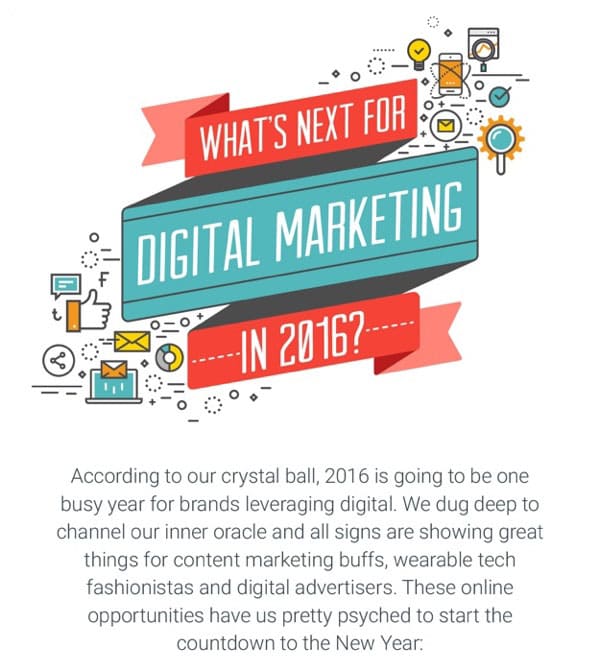 Digital marketing trends for 2016